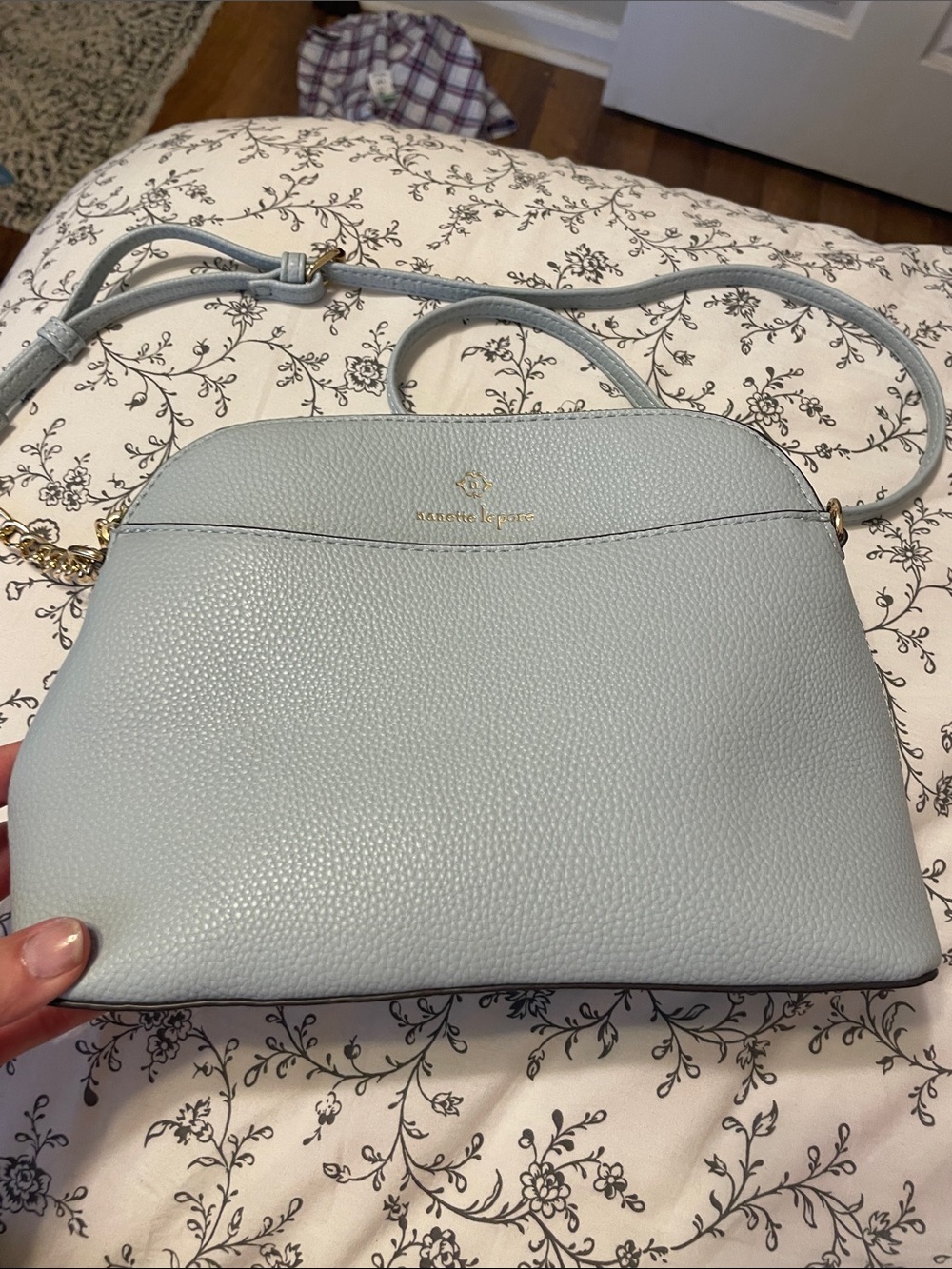 Nanette Lepore Powder Blue Crossbody Bag - Picture 2 of 8